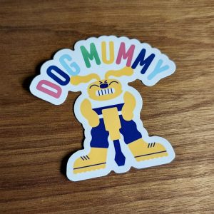 Dog Mummy Sticker