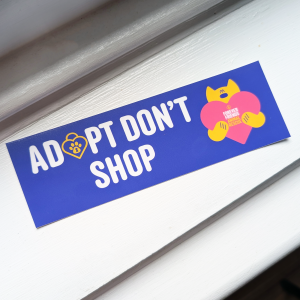Adopt Don’t Shop Bumper Sticker